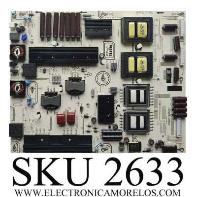 FUNTE DE PODER PARA TV PANASONIC / NUMERO DE PARTE 210520R4A / 220202A / 23656819 / 28779106 / PANEL HV750QUB-F90 / MODELO TH-75CQE1W	